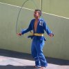 Natanael pulando corda